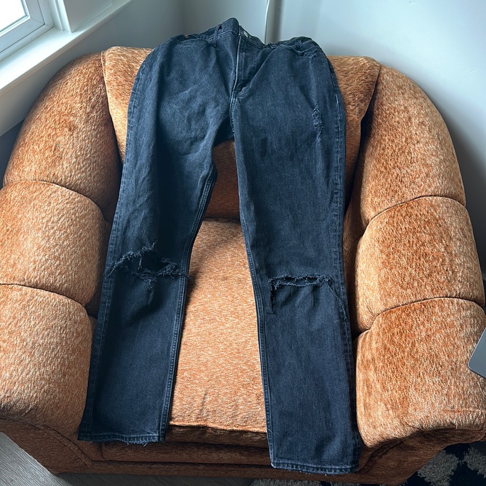 Abercrombie curve love 90s straight ultra high rise